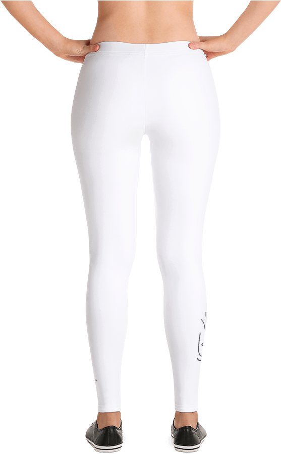 White Leggings Product Showcase PNG