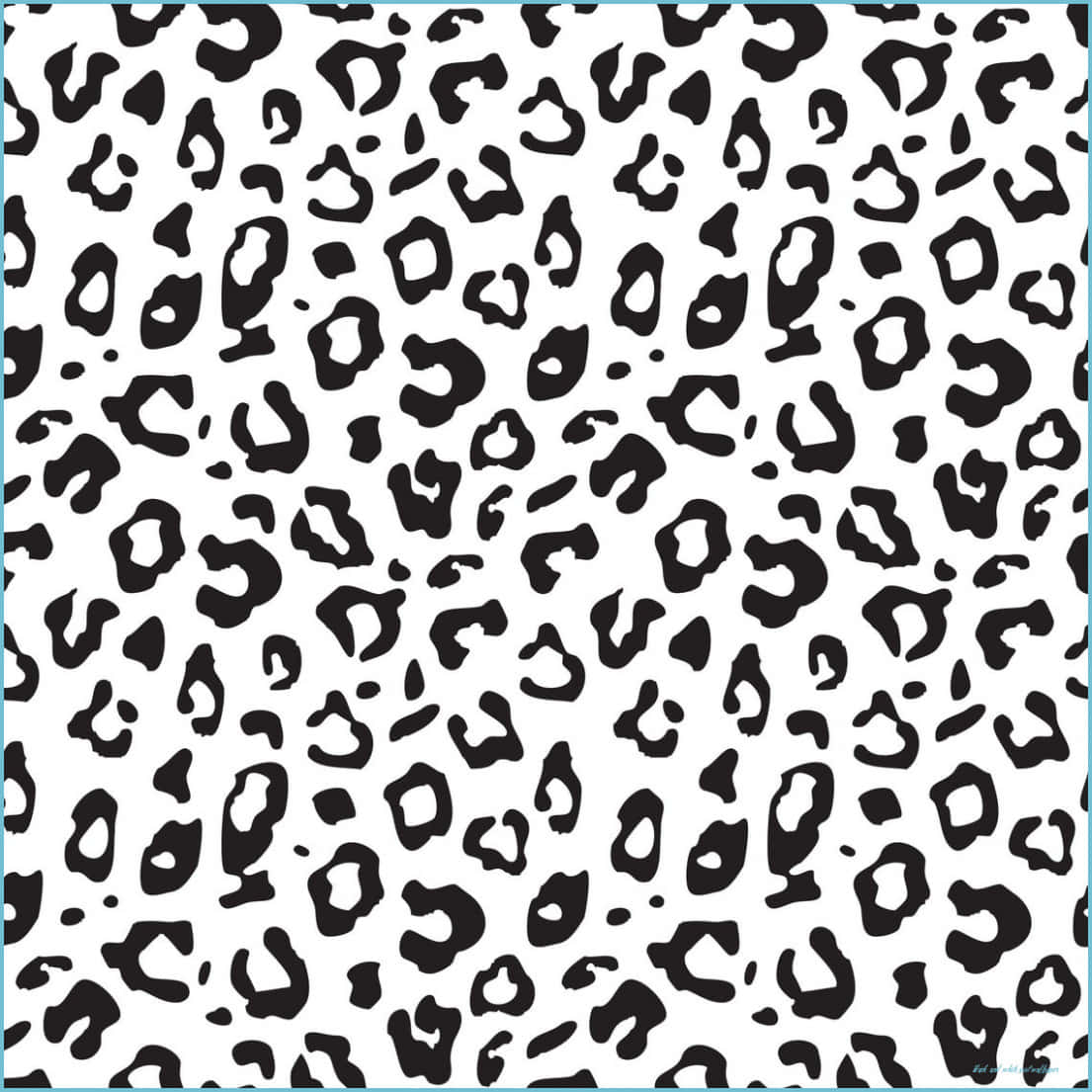 Showing your wild side with this edgy white leopard print Wallpaper