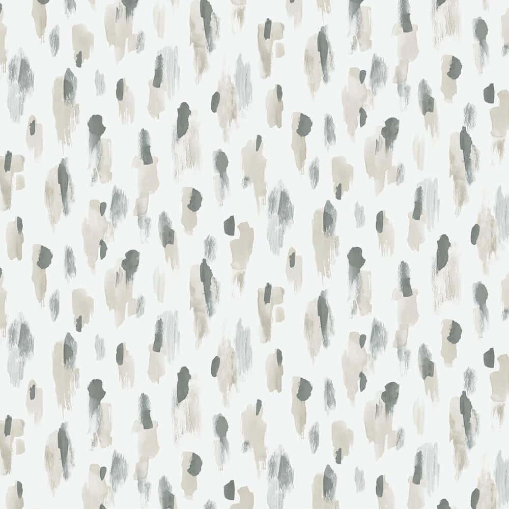 The elegance of a white leopard print Wallpaper