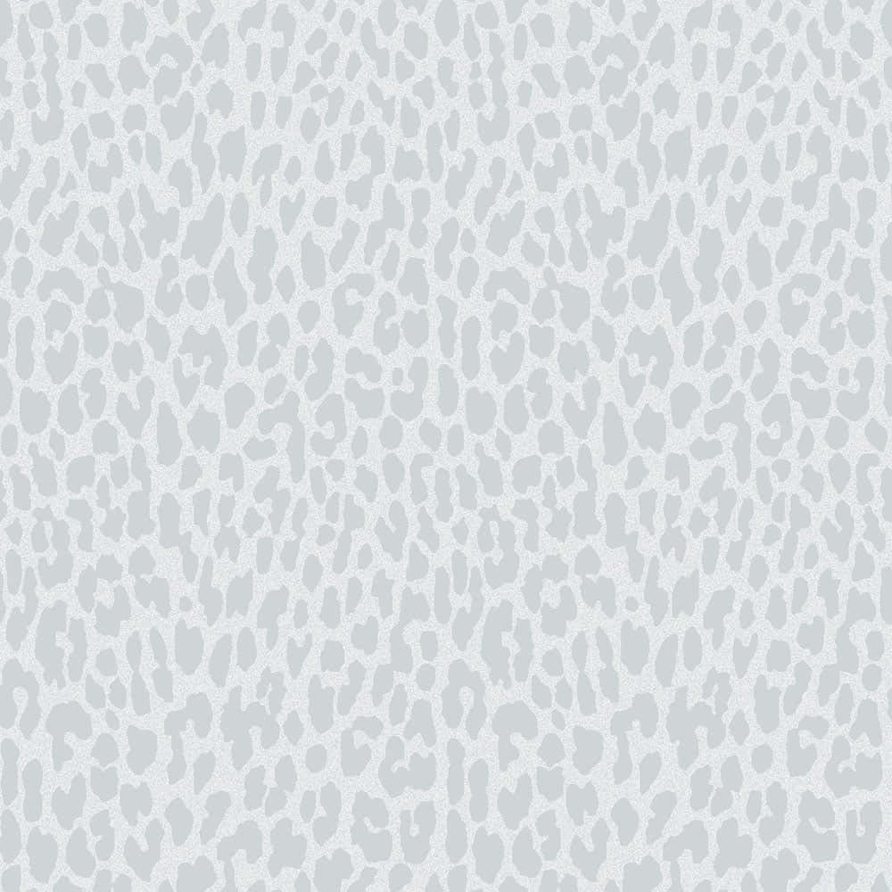 Skil dig ud med hvid leopardprint tapet Wallpaper