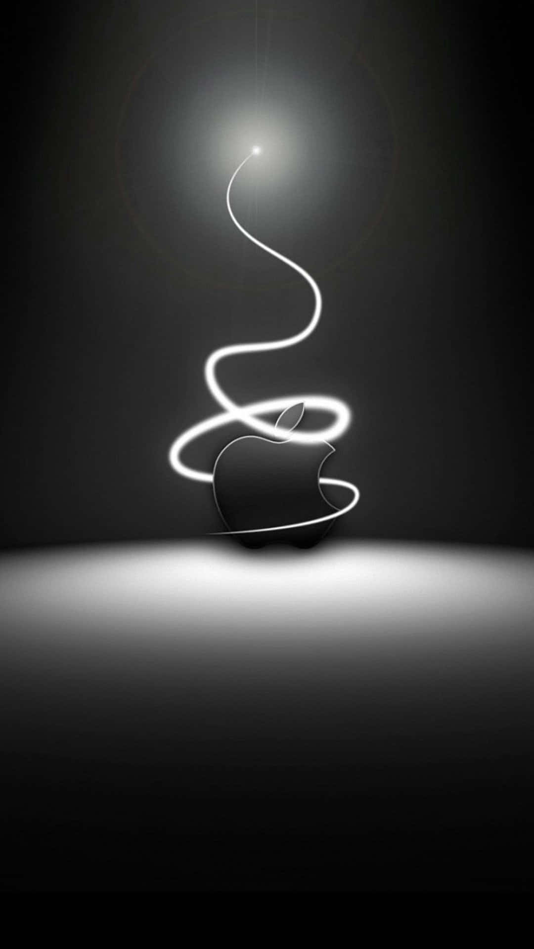 Hvidt Lys Svømme Fantastisk Apple HD iPhone. Wallpaper
