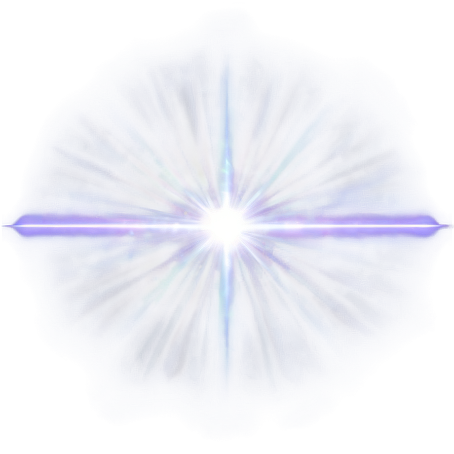 White Linear Lens Flare Png 65 PNG