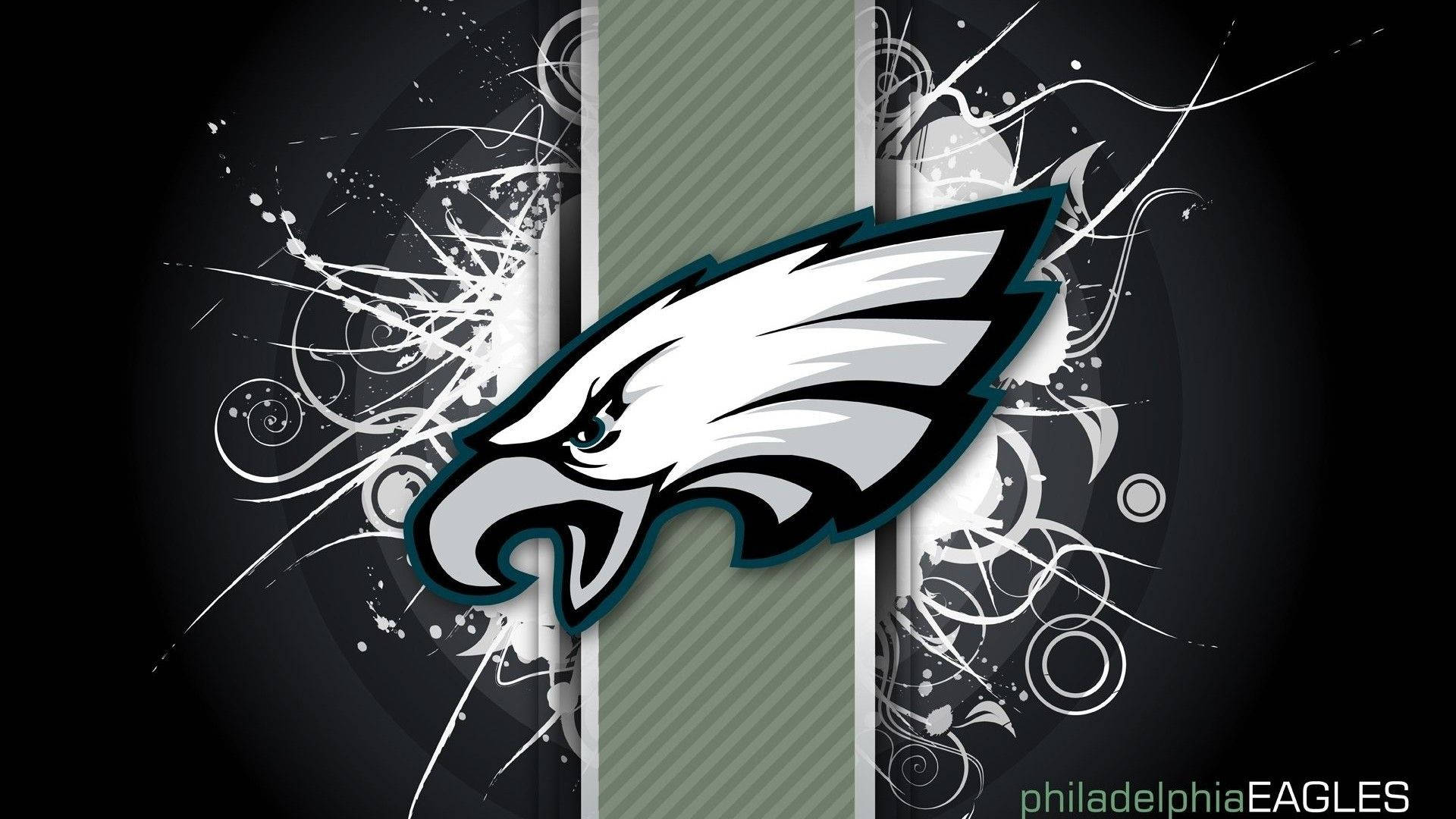 White Logo Of Philadelphia Eagles Wallpaper