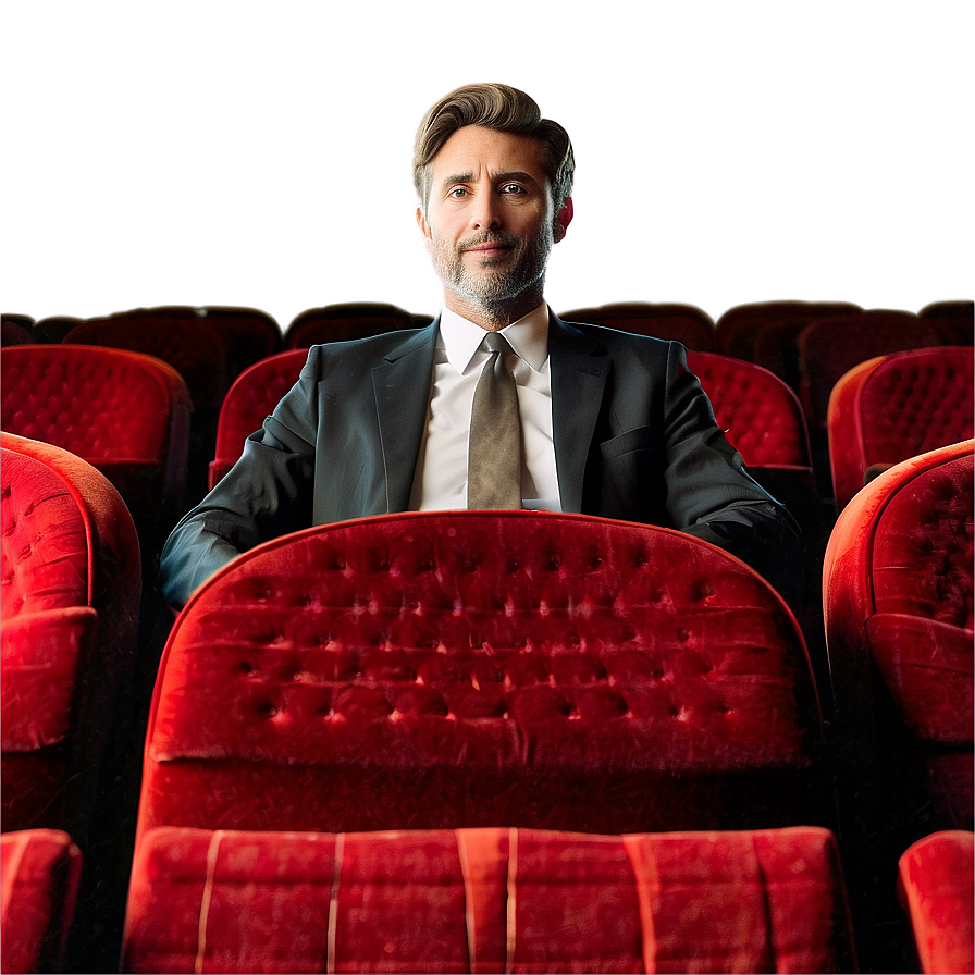 White Man In Movie Theater Png 66 PNG