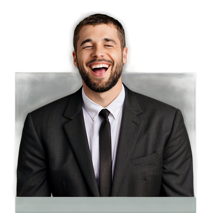 White Man Laughing Png Rod19 PNG