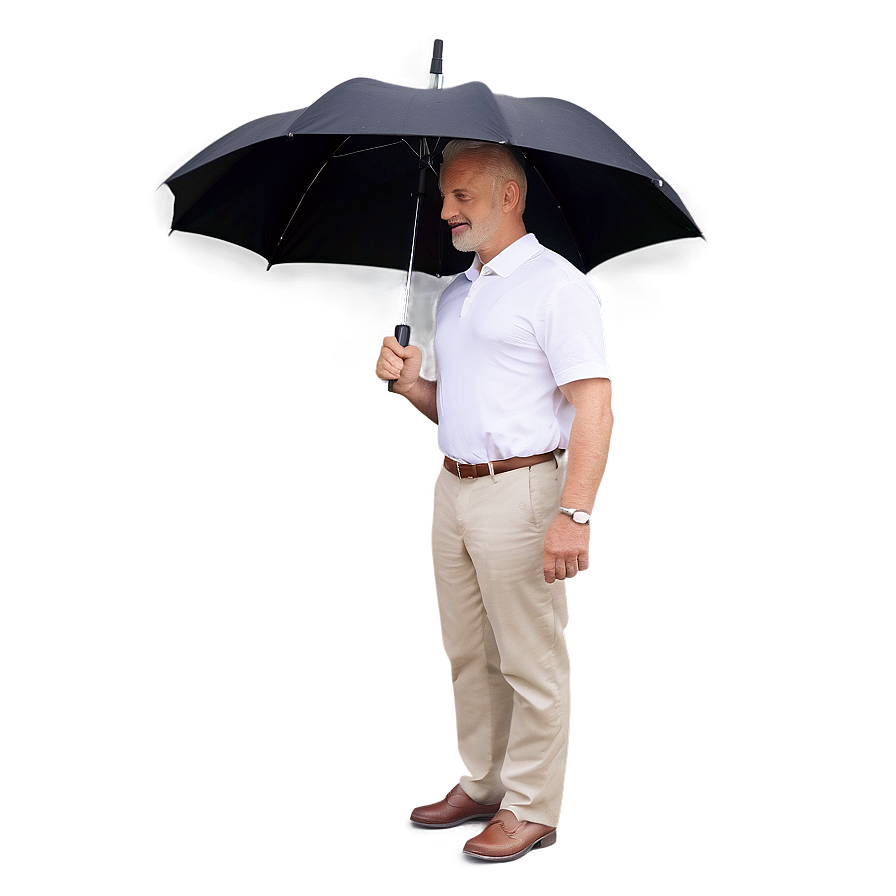 White Man With Umbrella Png Jjv PNG