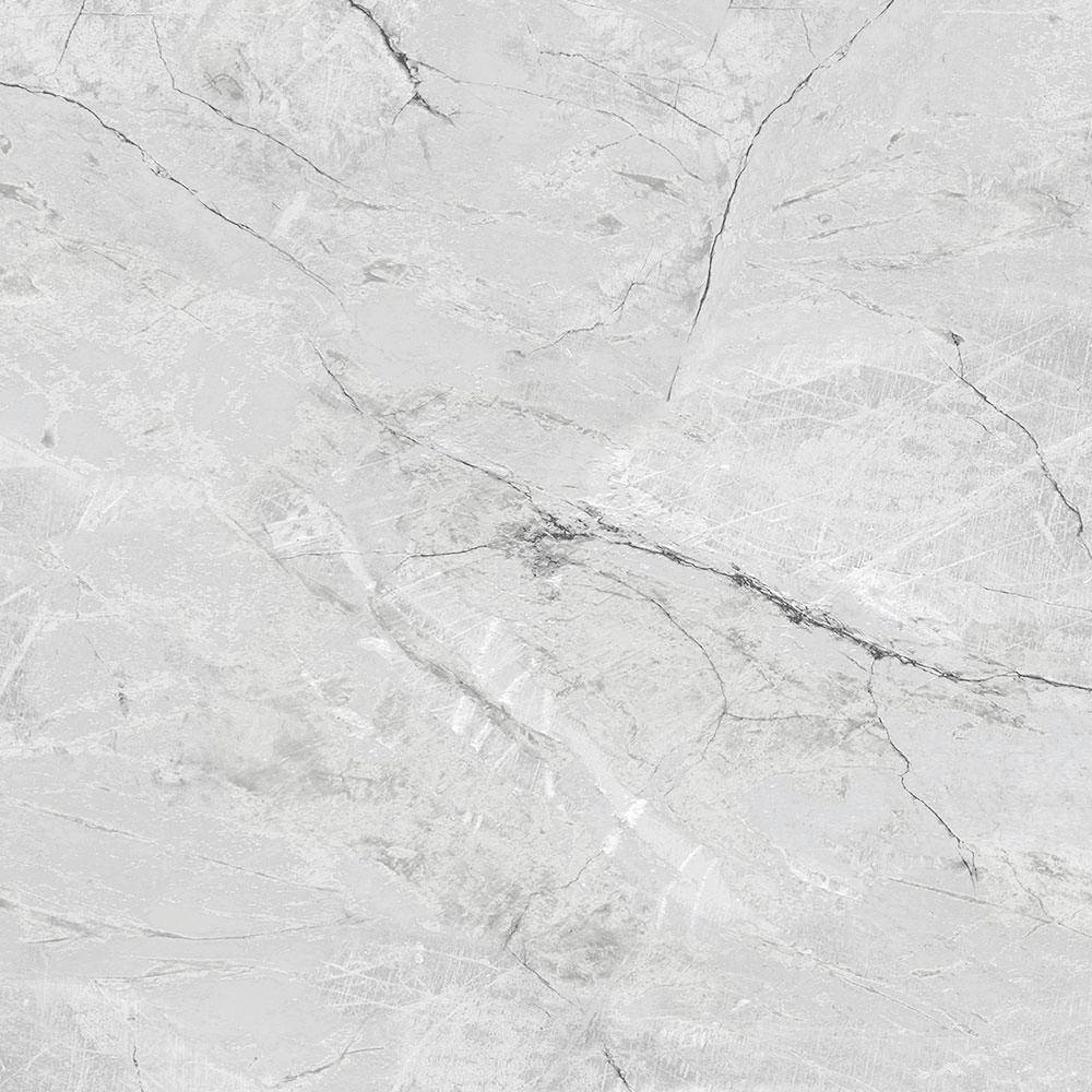 White Marble Design With Gray Streaks