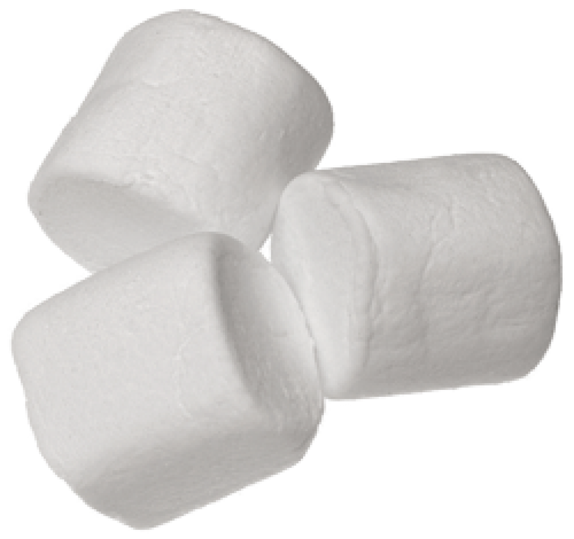 White Marshmallows Stacked PNG