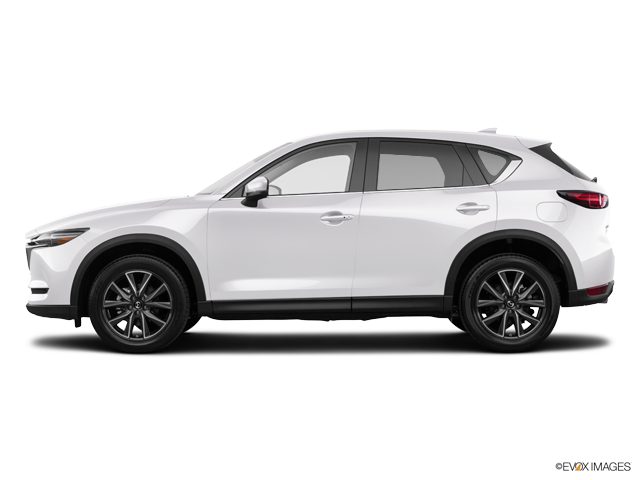 White Mazda C X5 Side View PNG