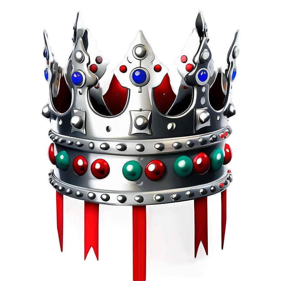 White Medieval Crown Png Lnc PNG