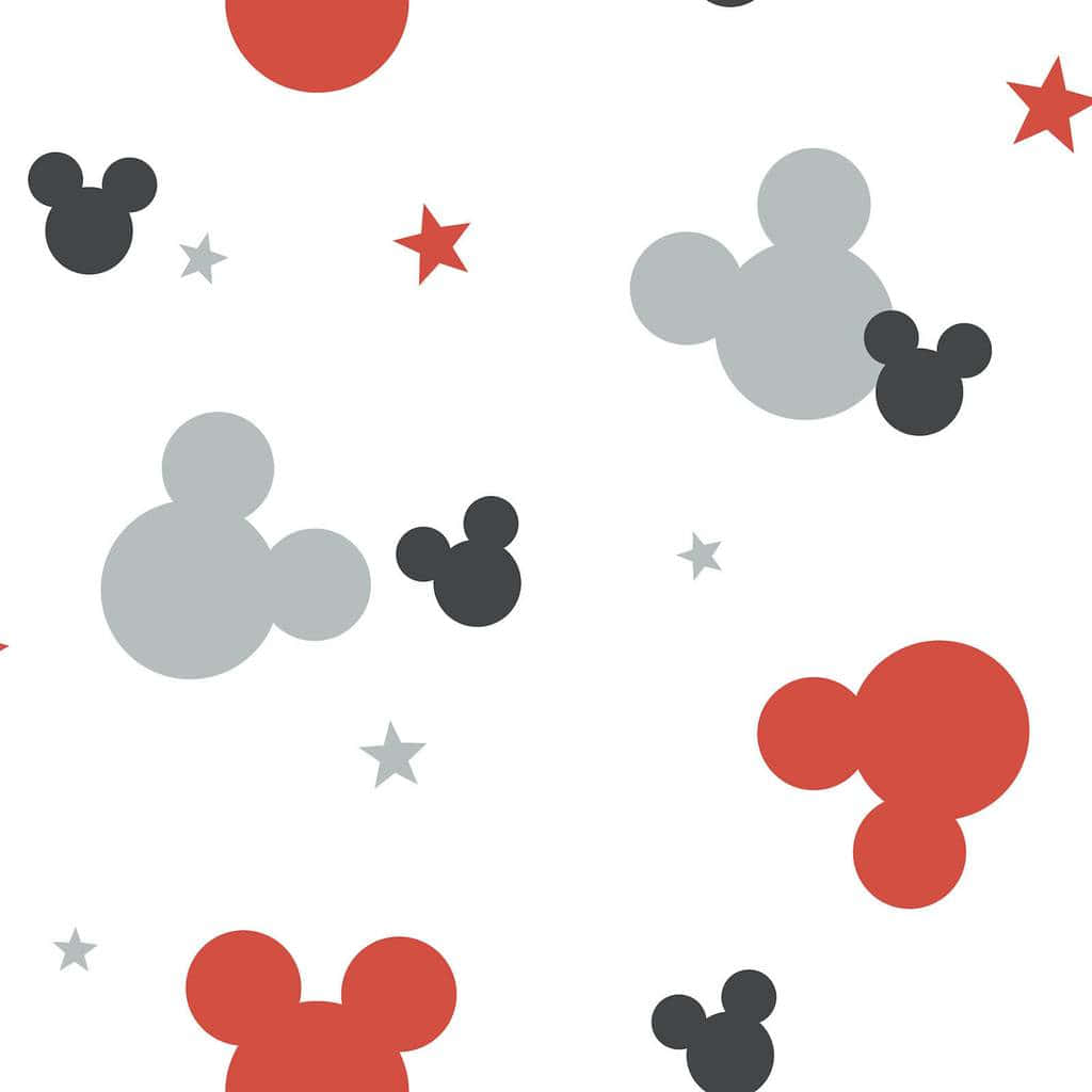 Personajede Mickey Mouse Blanco Fondo de pantalla