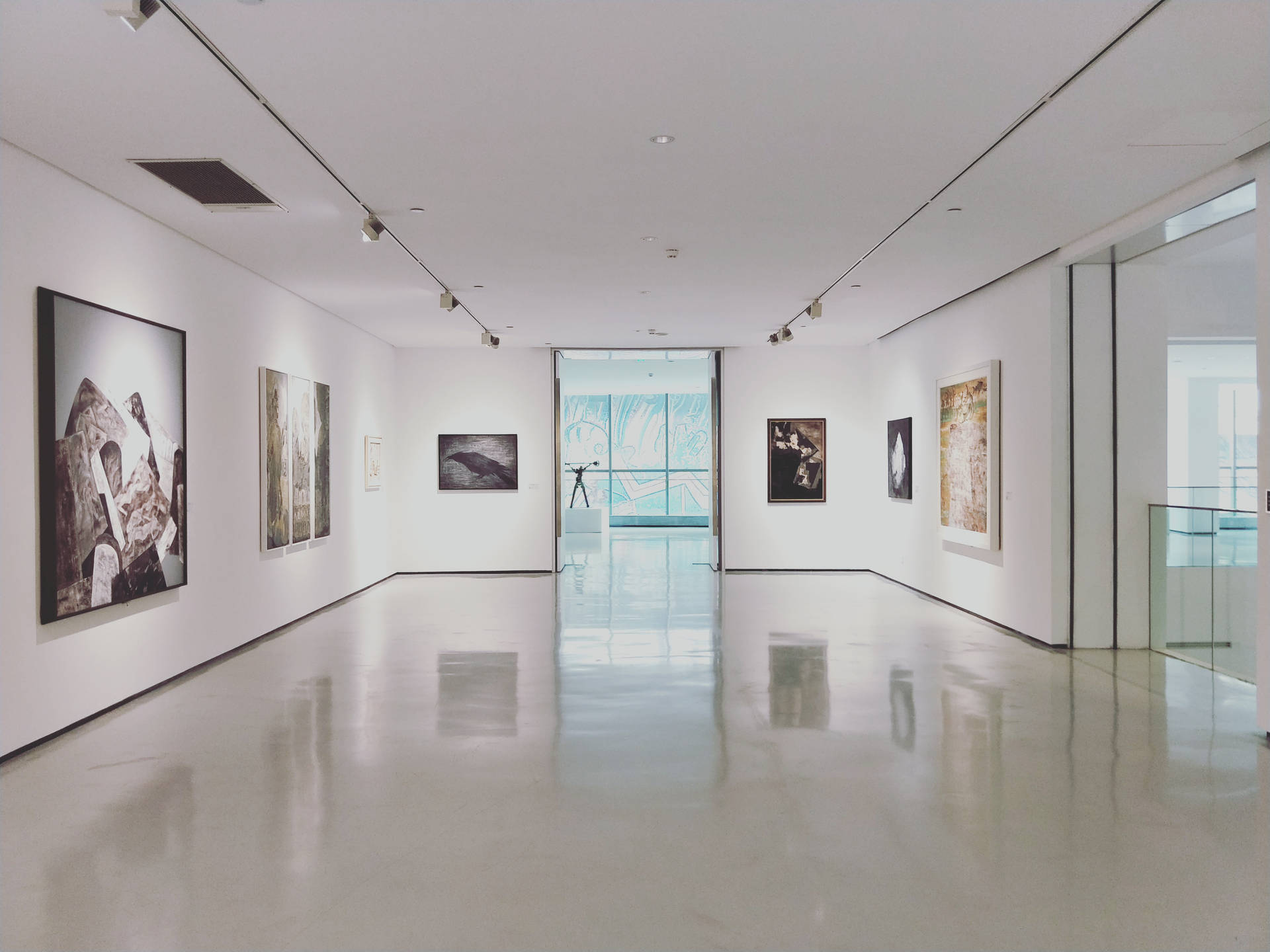 White Modern Art Gallery