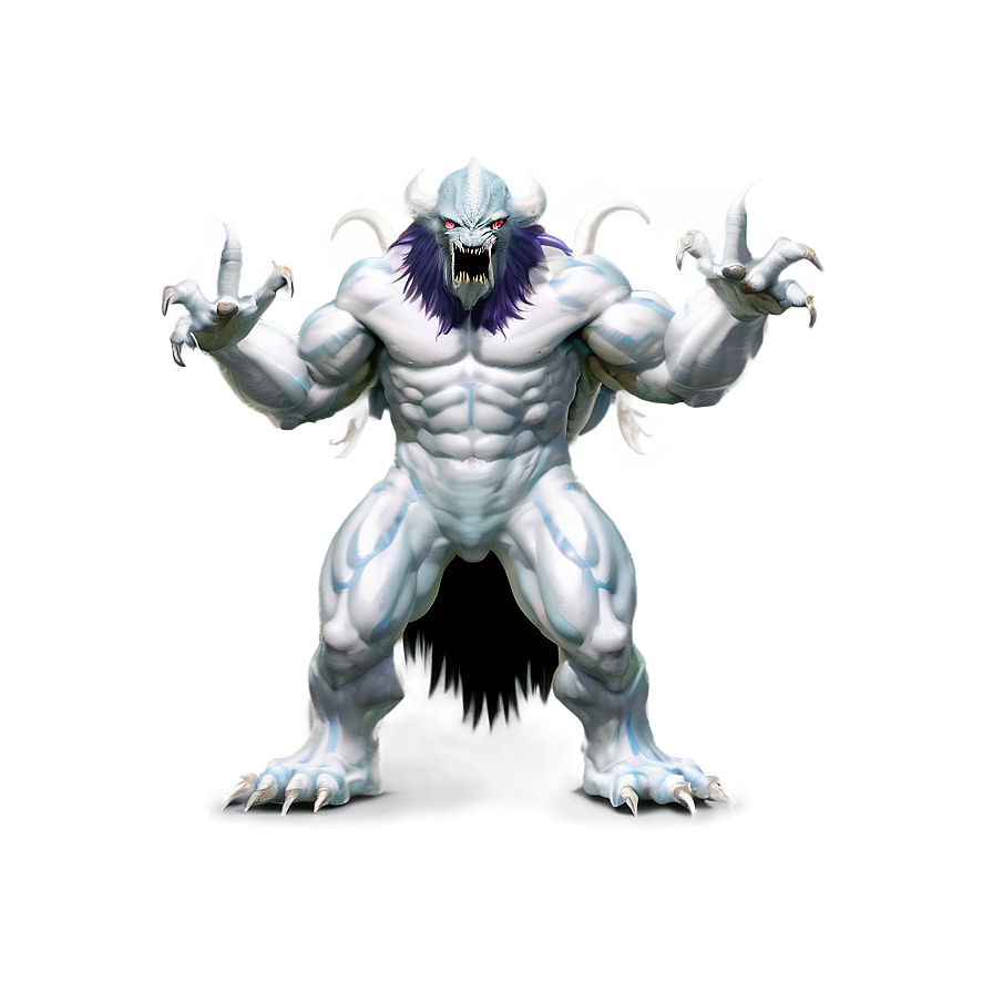 White Monster C PNG
