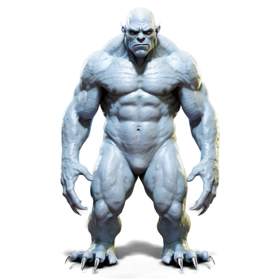 White Monster For Fantasy Png Myi79 PNG