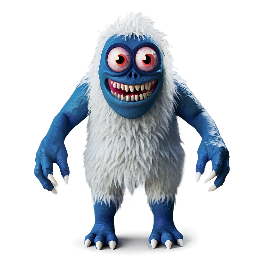 White Monster For Halloween Png Uew97 PNG
