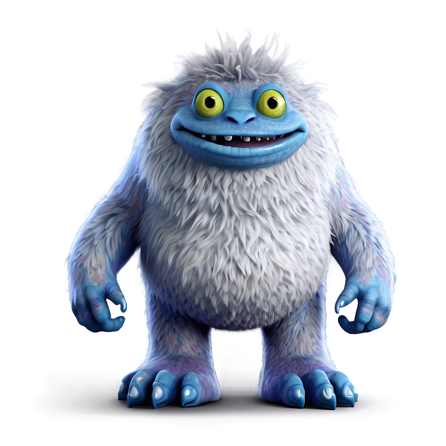 White Monster For Storybook Png 21 PNG