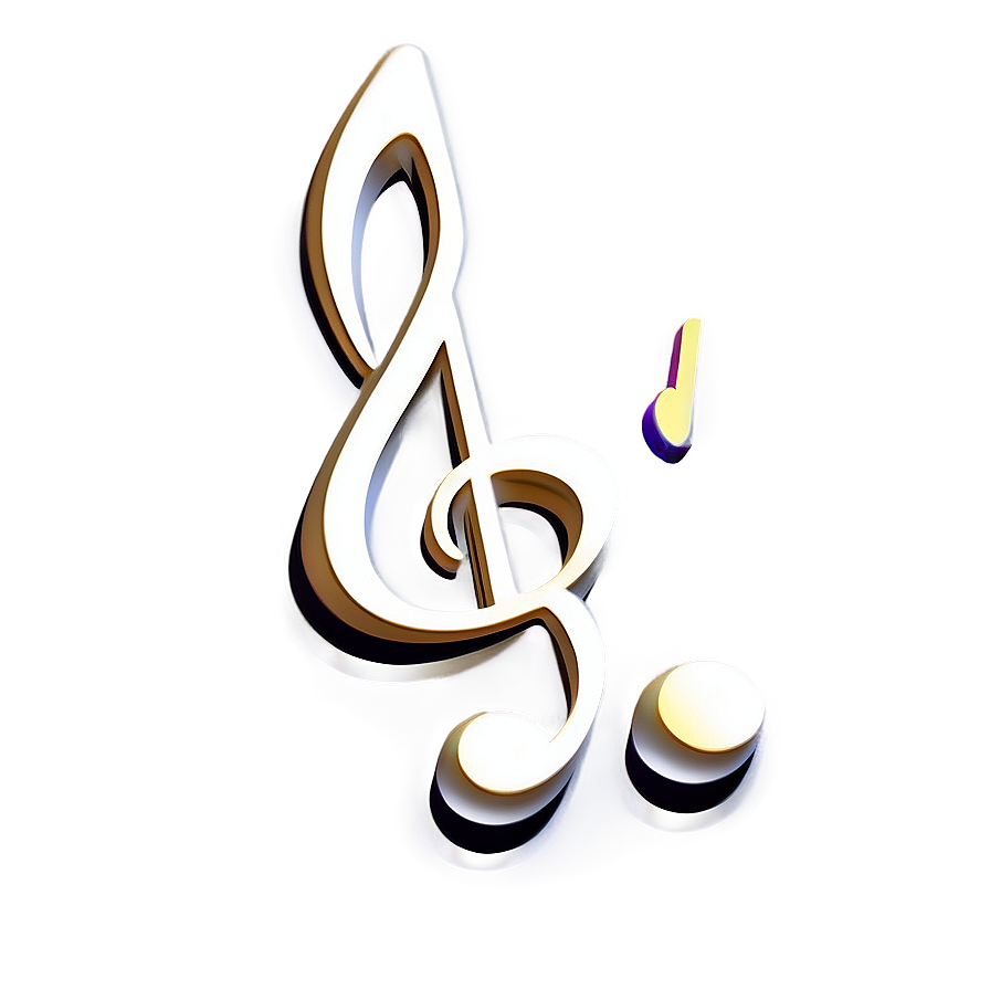 White Music Note For Creatives Png 06212024 PNG