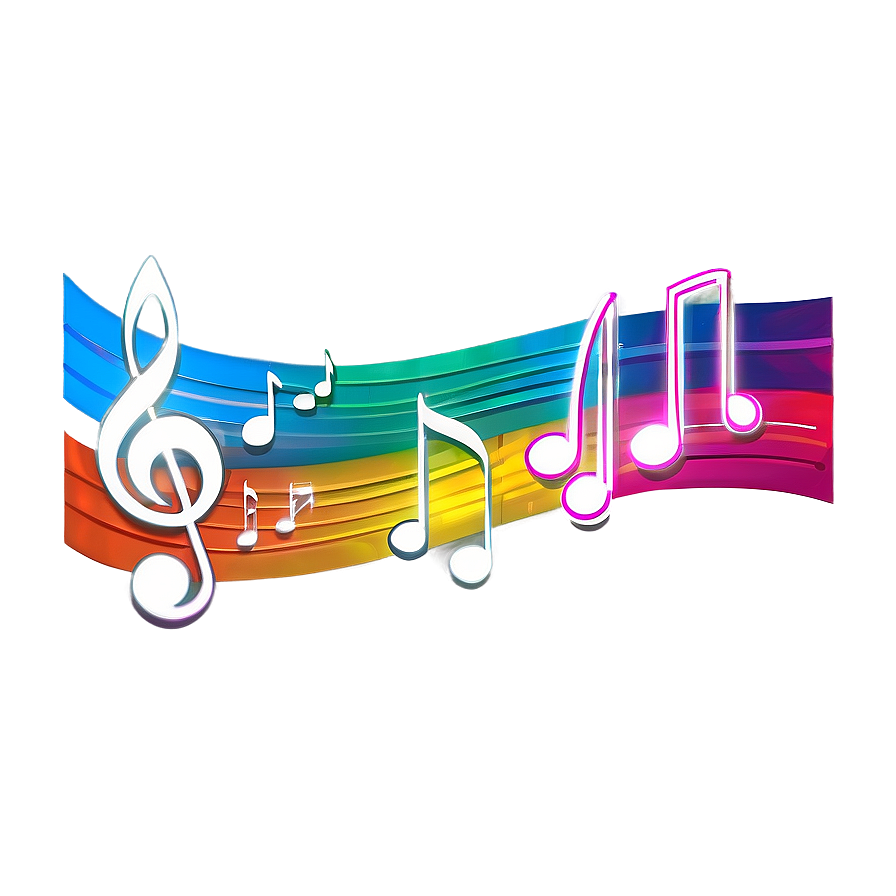 White Music Note For Presentations Png 33 PNG