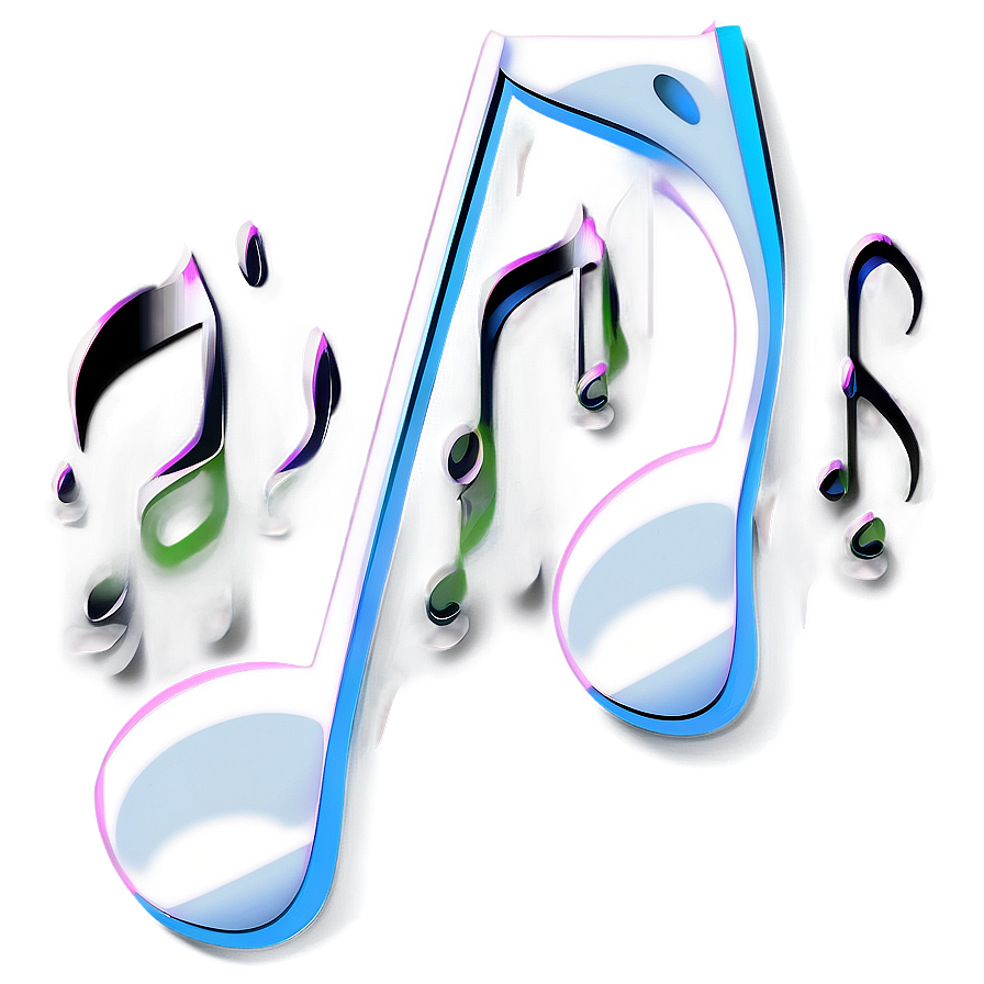 White Music Note For Projects Png 18 PNG