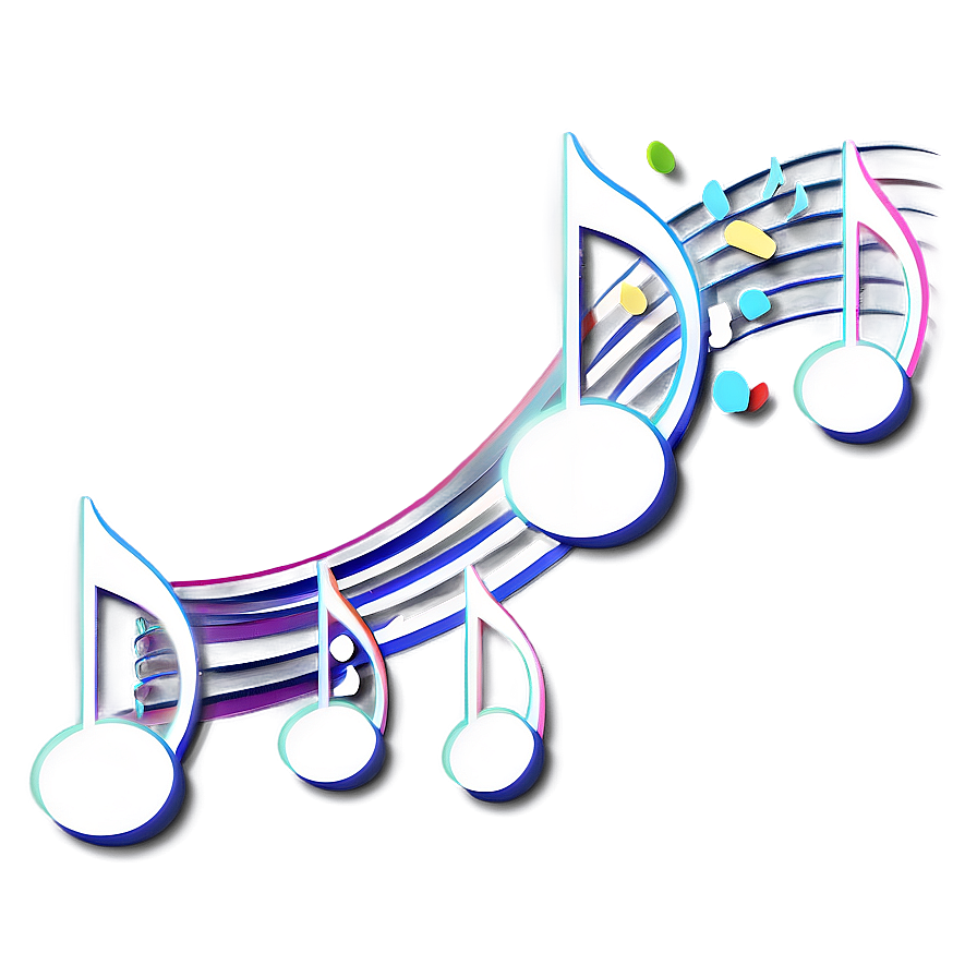 White Music Note Vector Png 30 PNG