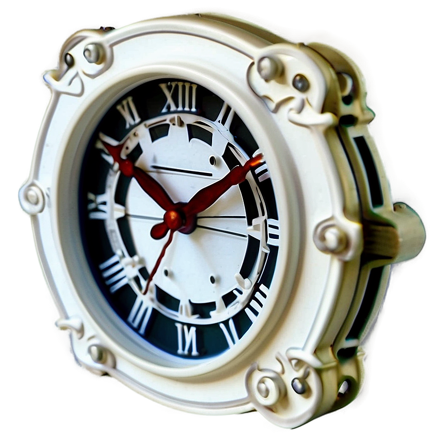 White Nautical Clock Png 45 PNG