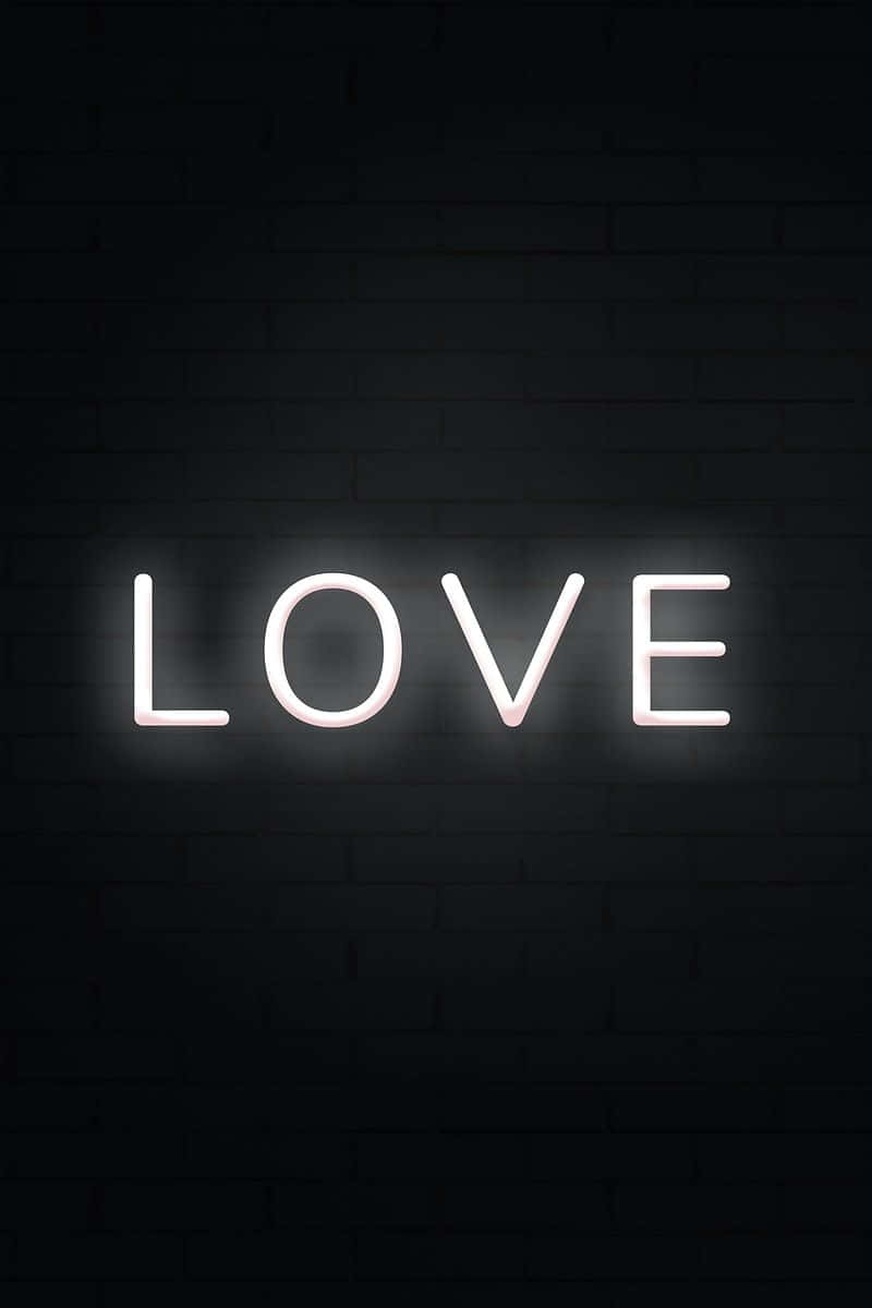 Brighten any space with beautiful White Neon Lights Wallpaper