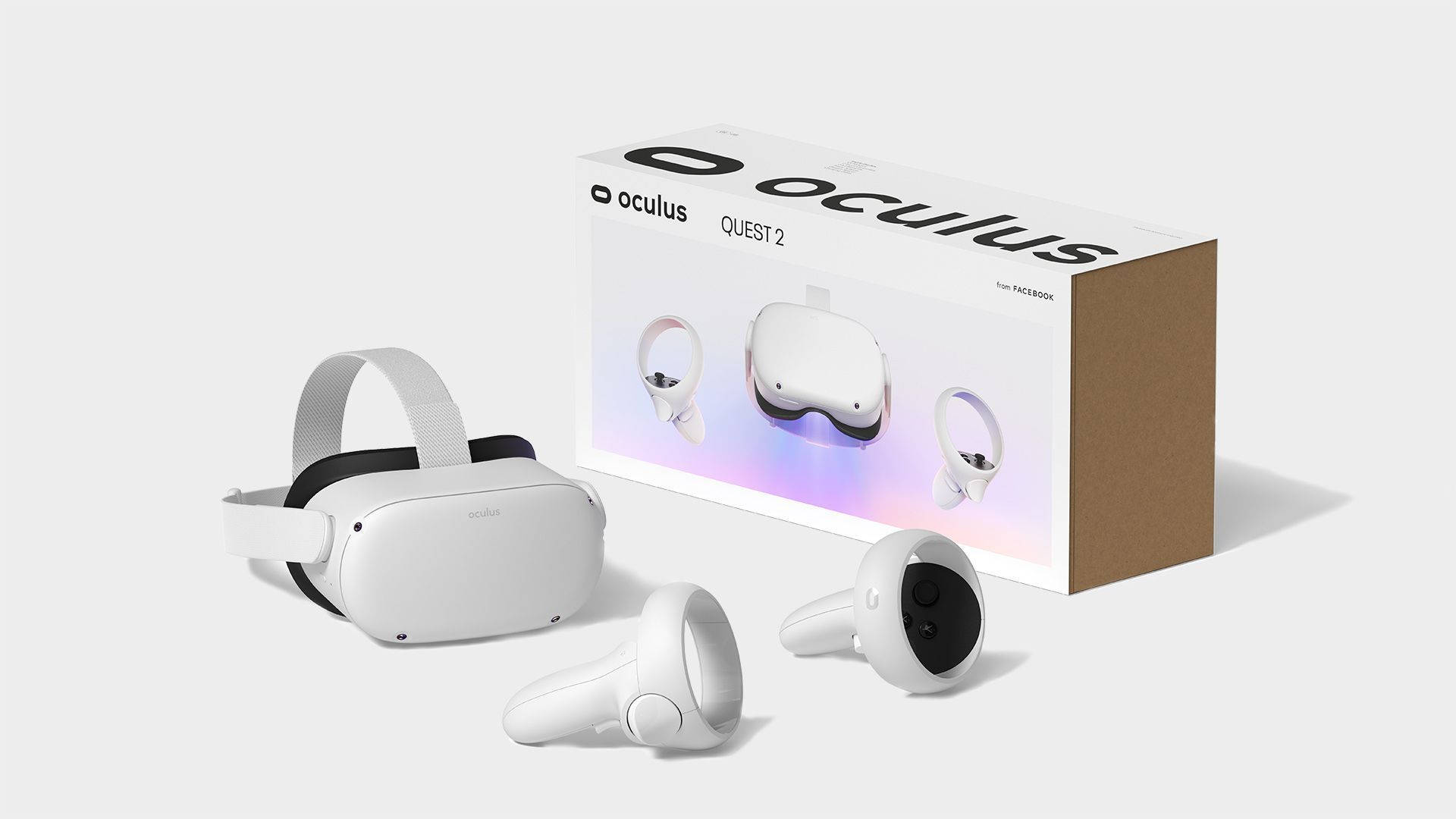 White Oculus Quest 2 Unboxed