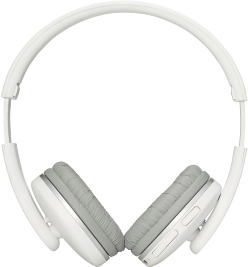 White Over Ear Headphones PNG