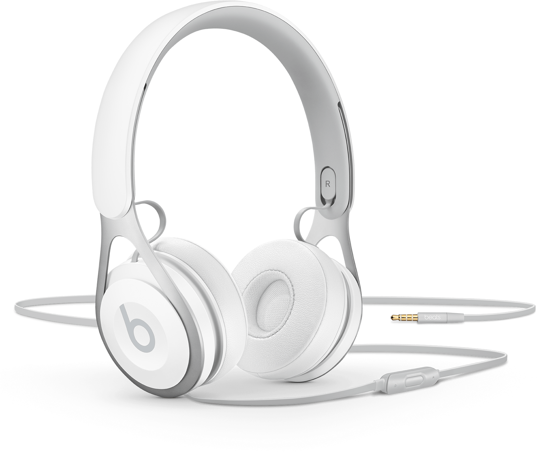 White Over Ear Headphones PNG