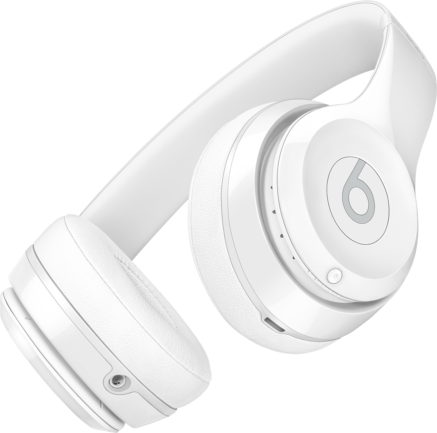 White Over Ear Headphones PNG