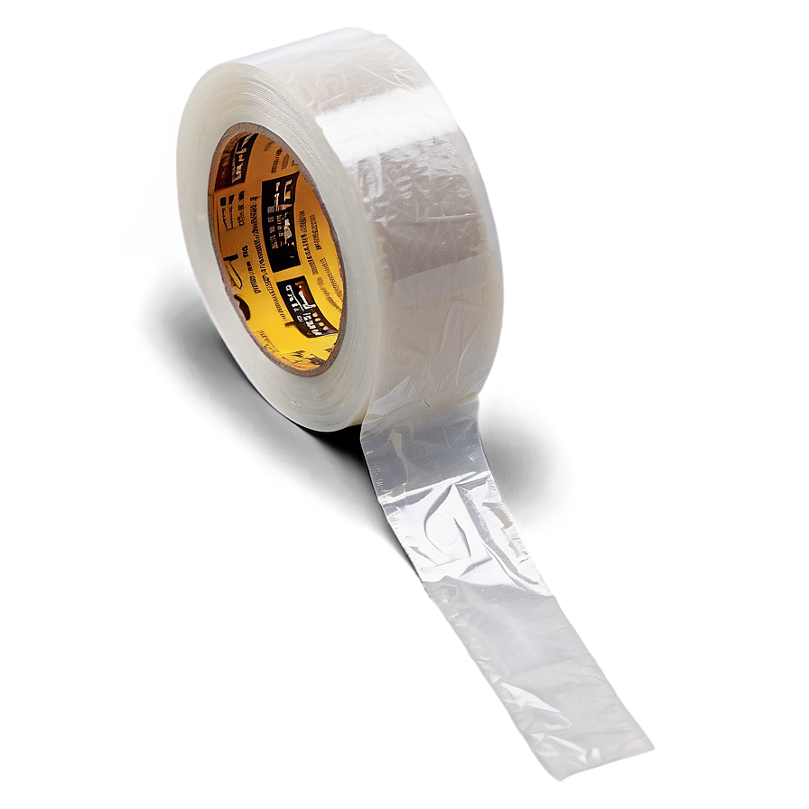 White Packing Tape Png 06212024 PNG