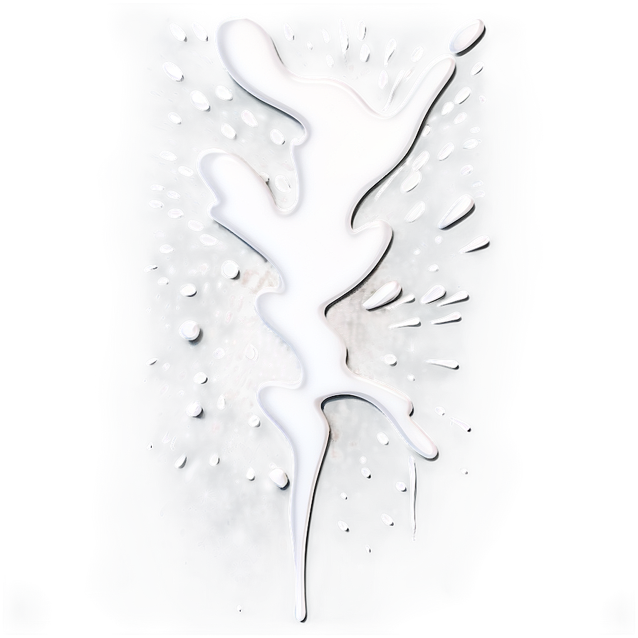 White Paint Splatter Design Png Qcw42 PNG