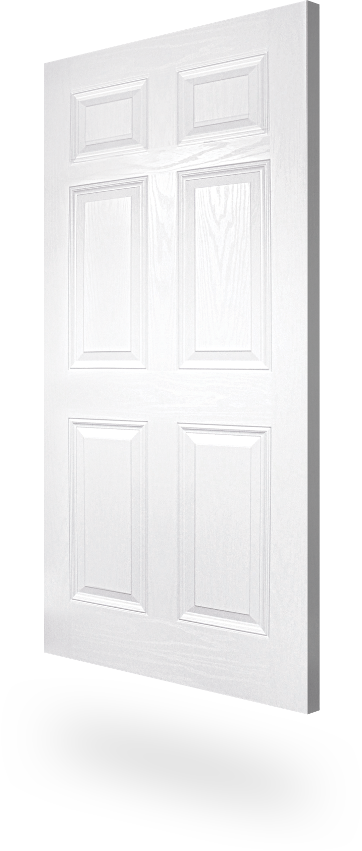 White Panel Door Floating PNG