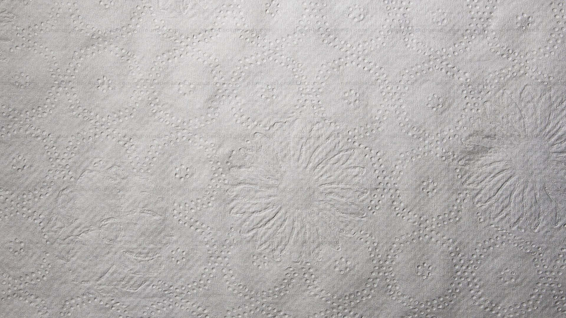 A White Sheet With A Pattern On It