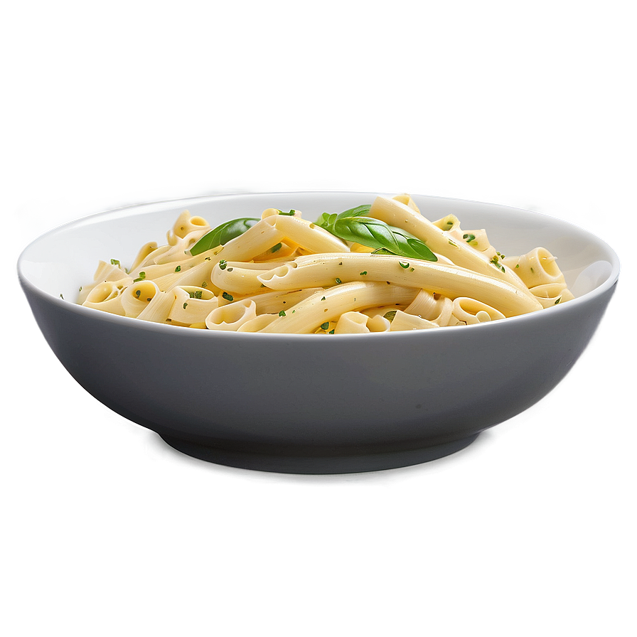 White Pasta Plate Png 06212024 PNG