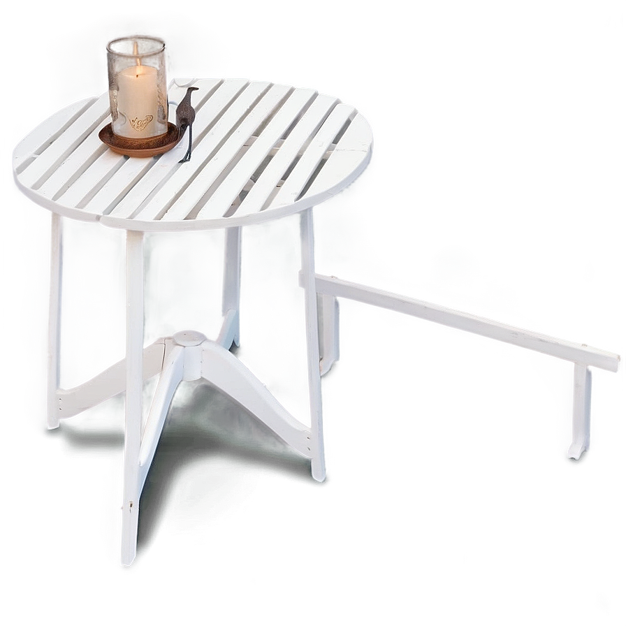 White Patio Table Png 29 PNG