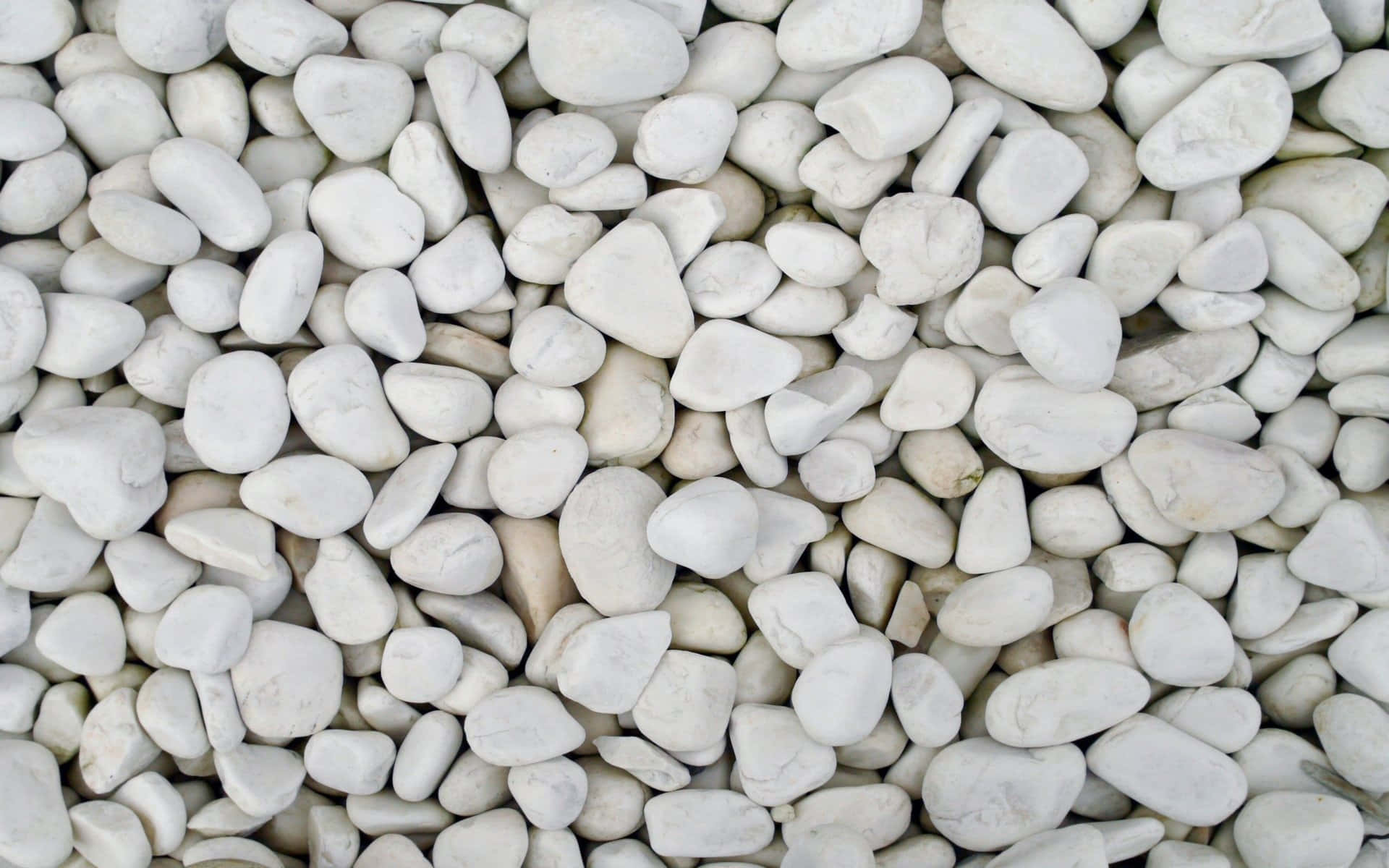 White Pebble Rocks Gravel Stones Wallpaper