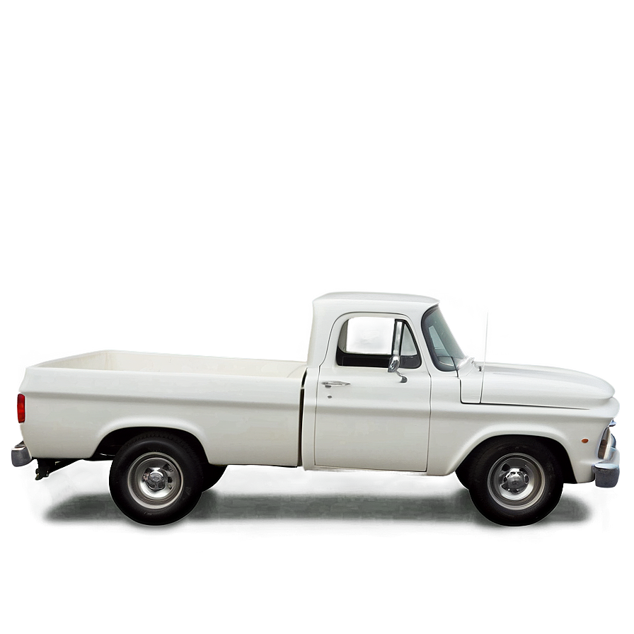 White Pickup Truck Png 06252024 PNG