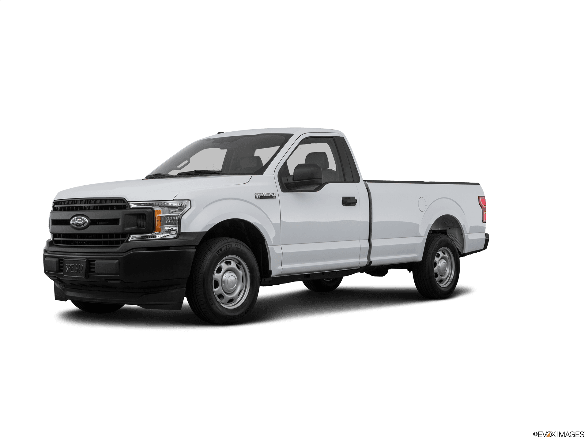 White Pickup Truck Side View PNG