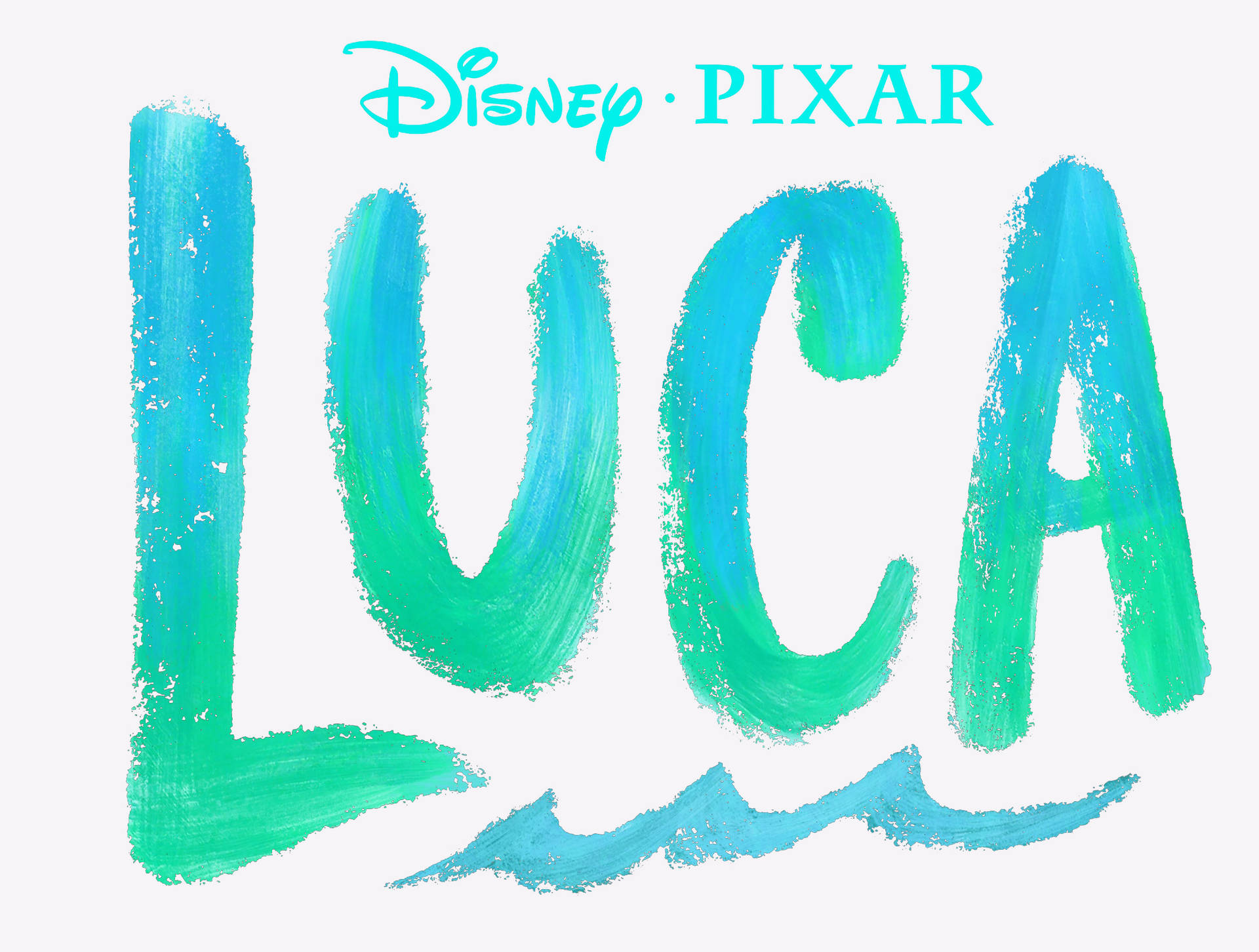 White Pixar Luca Poster Wallpaper