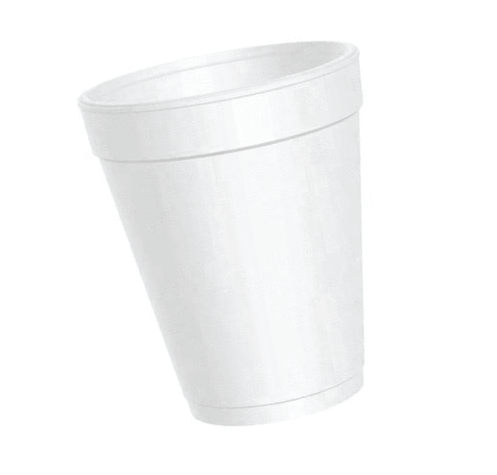 White Plastic Cup Image PNG
