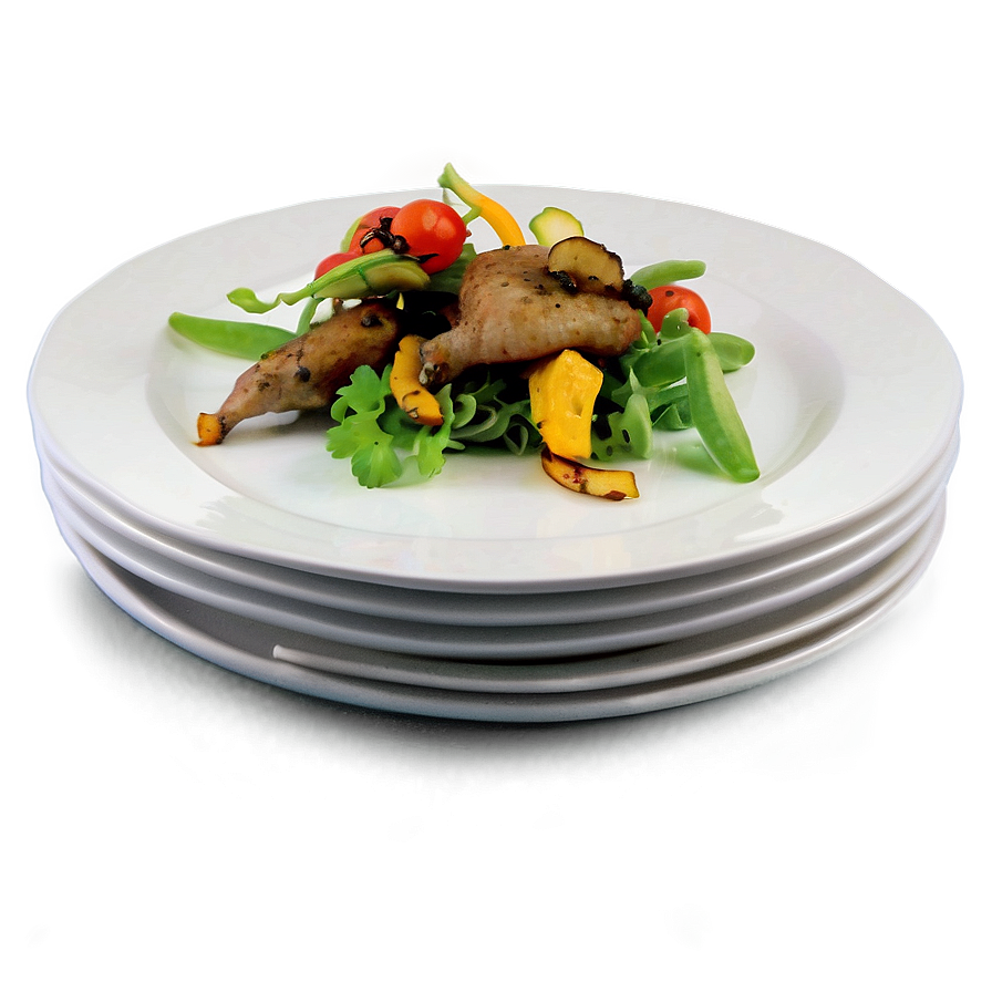 White Plate For Catering Png Mse14 PNG