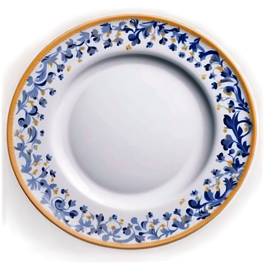 White Plate For Everyday Use Png 06212024 PNG