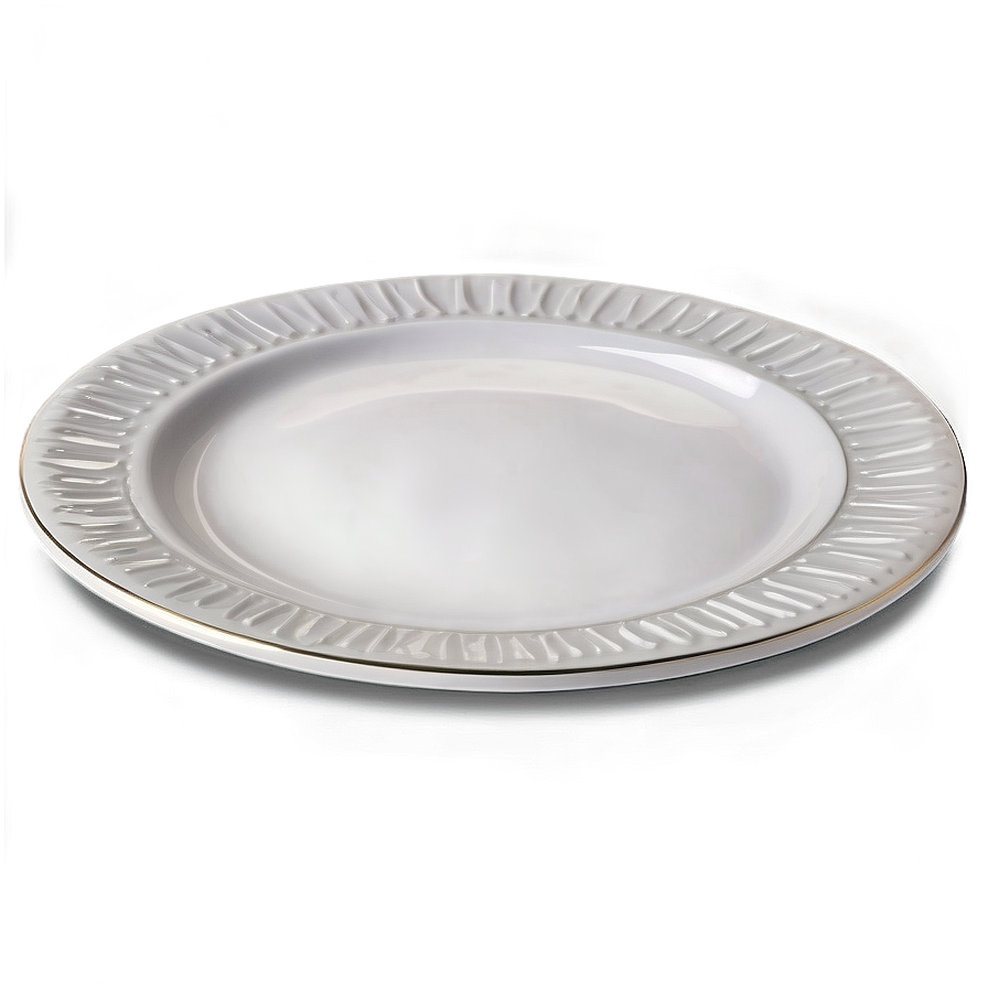 White Plate For Special Occasions Png Psf PNG