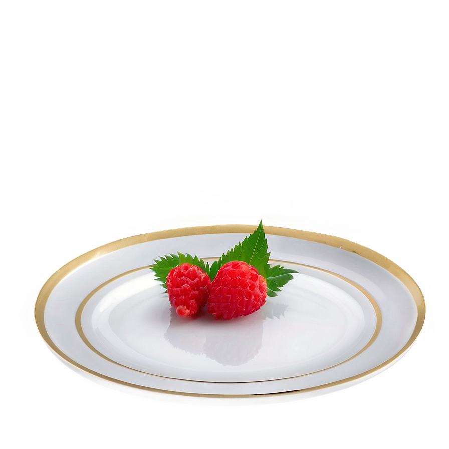 White Plate For Wedding Png 06212024 PNG