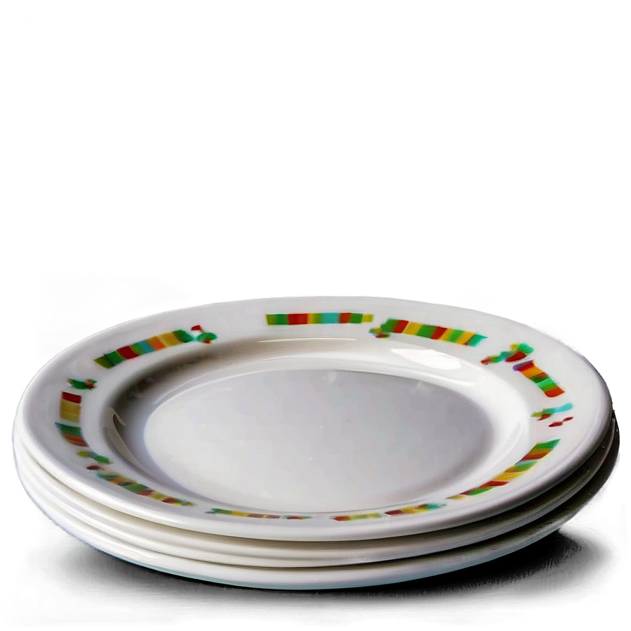 White Plate Set Png Wut52 PNG