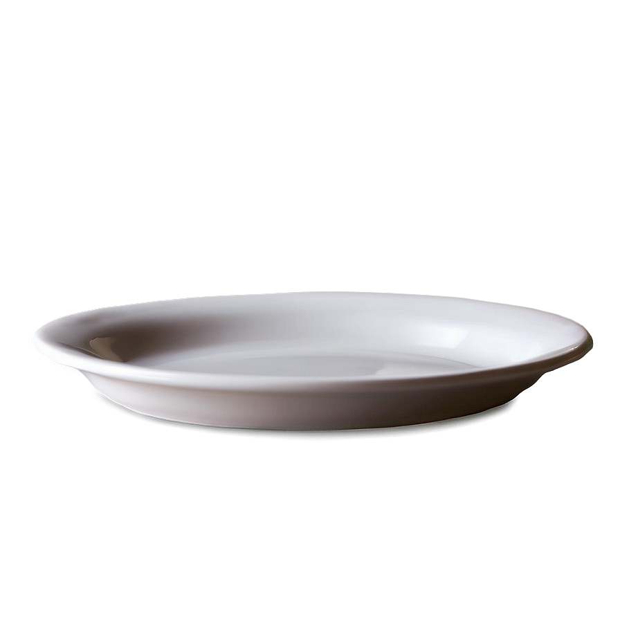 White Plate With Raised Rim Png Urq PNG