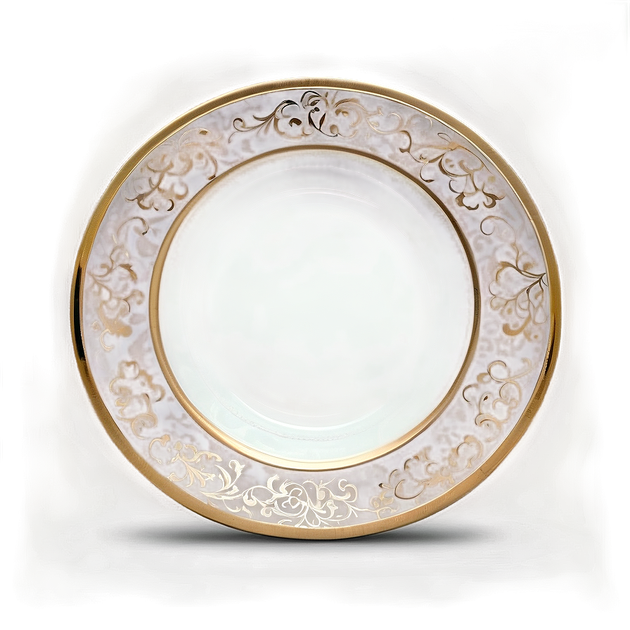 White Plate With Texture Png 38 PNG