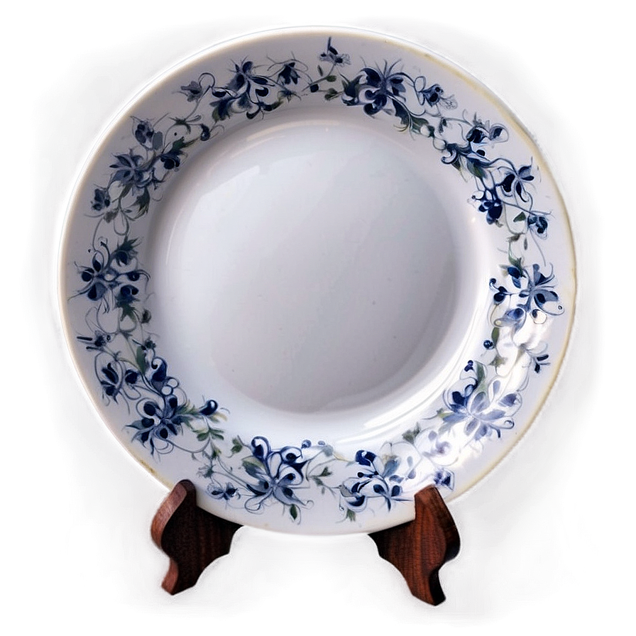 White Plate With Texture Png Pql PNG