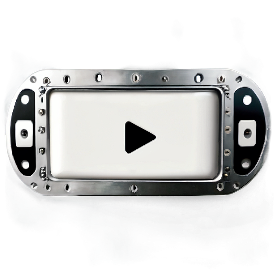 White Play Button For Music Player Png Jhb31 PNG